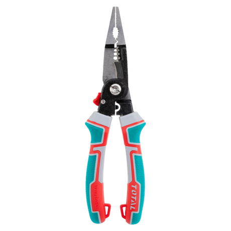 Clesti auto - mecanica, Cleste varf ascutit multifunctional TOTAL 6-in-1, 8"/200 mm, Cr-V, maner TPR, 1, atomico.ro