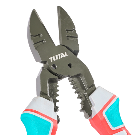 Clesti auto - mecanica, Cleste multifunctional TOTAL Industrial 6 in 1 industrial, 8 inch, Cr-V, teflon, 4, atomico.ro