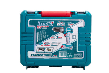 Masini de Gaurit/ Insurubat - Bormasini, Masina de gaurit cu percutie TOTAL, 20v 2.0Ah, Li-Ion, 1500 rpm, 22500 bpm, 47 accesorii(include 2 acumulatori + 1 incarcator), 5, atomico.ro