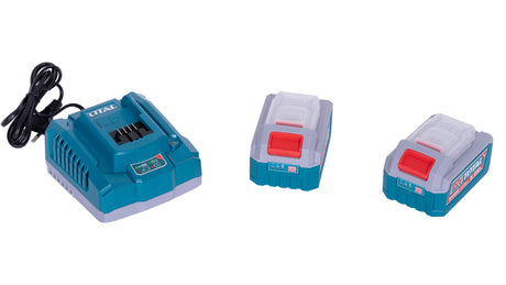 Masini de Gaurit/ Insurubat - Bormasini, Masina de gaurit cu percutie TOTAL 20 V, 5.0 Ah, 166 Nm (INCLUDE 1 INCARCTOR SI 2 ACUMULATORI), 4, atomico.ro