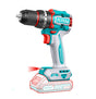 TOTAL - MASINA DE GAURIT CU PERCUTIE - 20V-2AH - MOTOR FARA PERII INCLUDE 2 ACUMULATORI, 1 INCARCAT