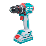 Masina de gaurit cu percutie TOTAL 20V, Brushless, 76 Nm, mandrina metalica 13 mm, 2 acumulatori 4.0Ah, incarcator