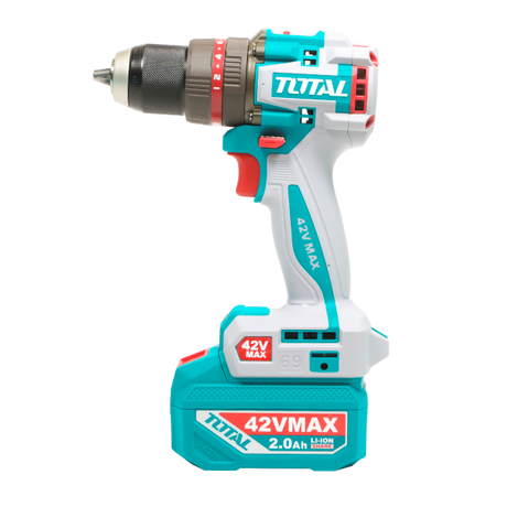 Masini de Gaurit/ Insurubat - Bormasini, Masina de gaurit cu impact TOTAL 42V, 69 Nm, 47 accesorii (INCLUDE ACUMULATOR, INCARCATOR), 3, atomico.ro