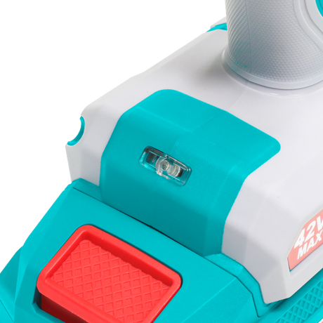Scule TOTAL, Masina de gaurit cu percutie TOTAL 42V, brushless, 69 Nm, mandrina metalica 13 mm, cu 47 accesorii, 2 acumulatori 2.0Ah si incarcator, 9, atomico.ro