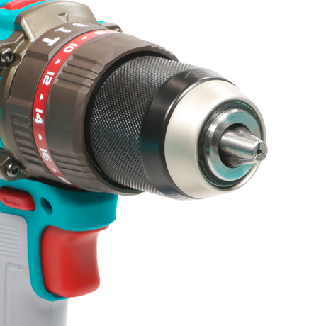 Scule TOTAL, Masina de gaurit cu percutie TOTAL 42V, brushless, 69 Nm, mandrina metalica 13 mm, cu 47 accesorii, 2 acumulatori 2.0Ah si incarcator, 3, atomico.ro