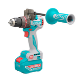 Masina de gaurit cu impact TOTAL 42V, 99 Nm, mandrina metalica 13 mm (INCLUDE 2 ACUMULATORI, 1 INCARCATOR)