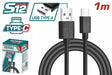 TOTAL - CABLU USB TIP A LA TIP C, 1M