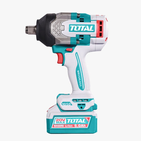 Pistoale de impact, Masina de insurubat cu impact TOTAL 20V, 1050Nm, prindere 3/4", 5.0Ah Li-Ion, (include 2 acumulatori si incarcator), 1, atomico.ro