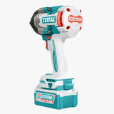 Masina de insurubat cu impact TOTAL 20V, 1050Nm, prindere 3/4", 5.0Ah Li-Ion, (include 2 acumulatori si incarcator)