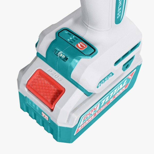 Masina de insurubat cu impact TOTAL 20V, 1050Nm, prindere 3/4", 5.0Ah Li-Ion, (include 2 acumulatori si incarcator), 5, atomico.ro