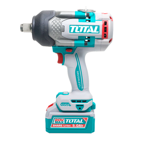 Scule TOTAL, Masina de insurubat cu impact TOTAL 20V, 3/4", 1350 Nm, fara acumulator si incarcator, 2, atomico.ro