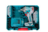 Masina de insurubat cu impact TOTAL cu acumulator 20V-2.0AH LI-ION include 2 acumulatori si 1 incarcator