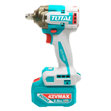 Masina de insurubat cu impact TOTAL 42V, 1/2”, 460 Nm, brushless, cu 2 acumulatori 2.0Ah si incarcator