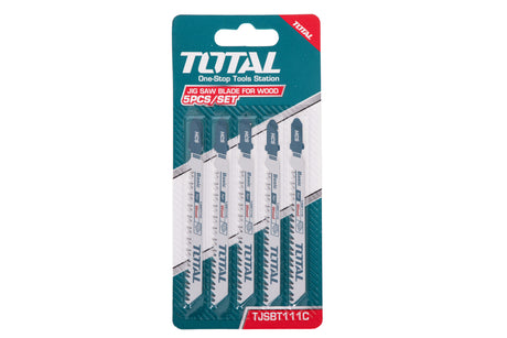 Total, Set 5 buc lame fierastrau pendular Total pentru lemn, 74mm 8TPI, 2, atomico.ro