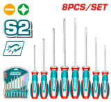 Set surubelnite TOTAL 8 piese SL/PH, otel S2