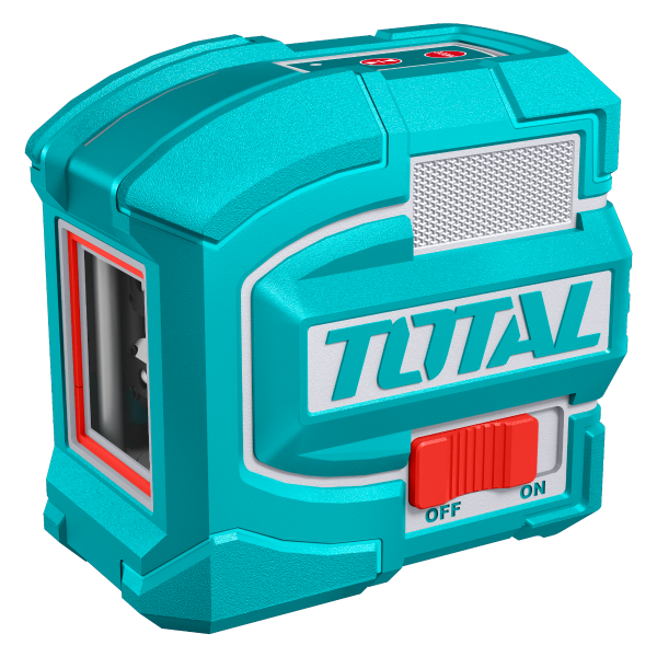 Nivela laser TOTAL rosu 18 m, autonivelare, linii orizontale si verticale, suport magnetic, 1, atomico.ro