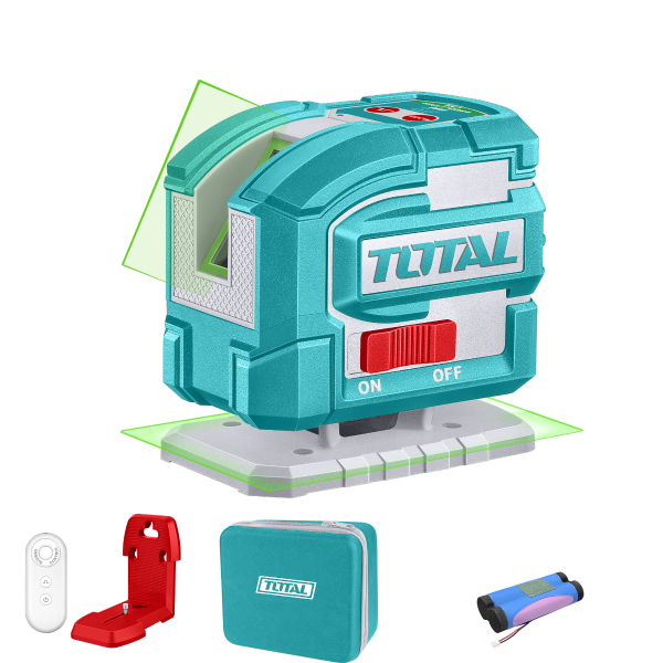 Nivela TOTAL laser verde 0–35 m, autonivelanta, linie 360°, 6, atomico.ro