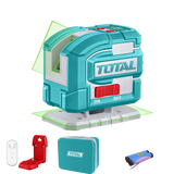 Nivela TOTAL laser verde 0–35 m, autonivelanta, linie 360°