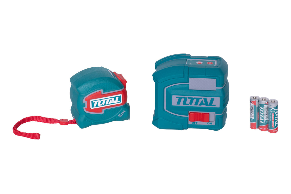 Kit TOTAL Nivela laser verde 35 m cu Ruleta 5 m, 3, atomico.ro
