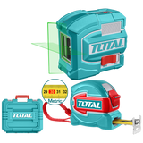 Kit TOTAL Nivela laser verde 35 m cu Ruleta 5 m