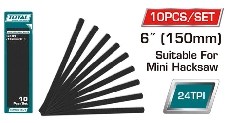 Accesorii scule electrice TOTAL, Set lame mini-fierastrau Total - 150mm/6 24T, 1, atomico.ro