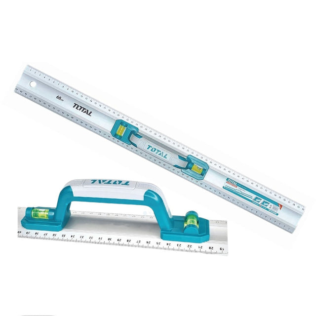 TOTAL - RIGLA DIN ALUMINIU CU BULA - 60CM