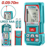 Aparat laser masurare distanta TOTAL 70 m – precizie ±2 mm, multifunctional