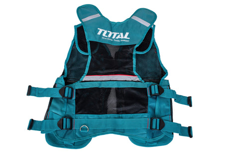 Depozitare, transport si protectie, Set transport unelte TOTAL 5 piese rucsac, geanta, vesta, centura, suport bormasina, 4, atomico.ro