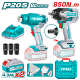 TOTAL - KIT COMBO 20V MASINA DE INSURUBAT, FEON INDUSTRIAL