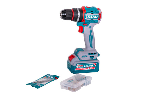 Scule electrice, Kit Combo TOTAL 20V – Fierastrau circular, Slefuitor , Masina de gaurit cu percutie + 2 acumulatori 4.0Ah si incarcator, 8, atomico.ro