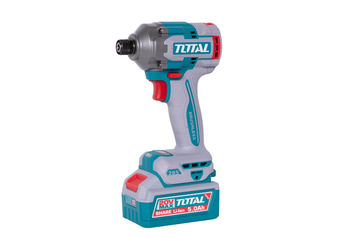 Kit Combo TOTAL 20V – Ciocan Rotopercutor, Masina de Gaurit cu Impact, Masina de Insurubat + 2 Baterii 5.0Ah si Incarcator, 2, atomico.ro