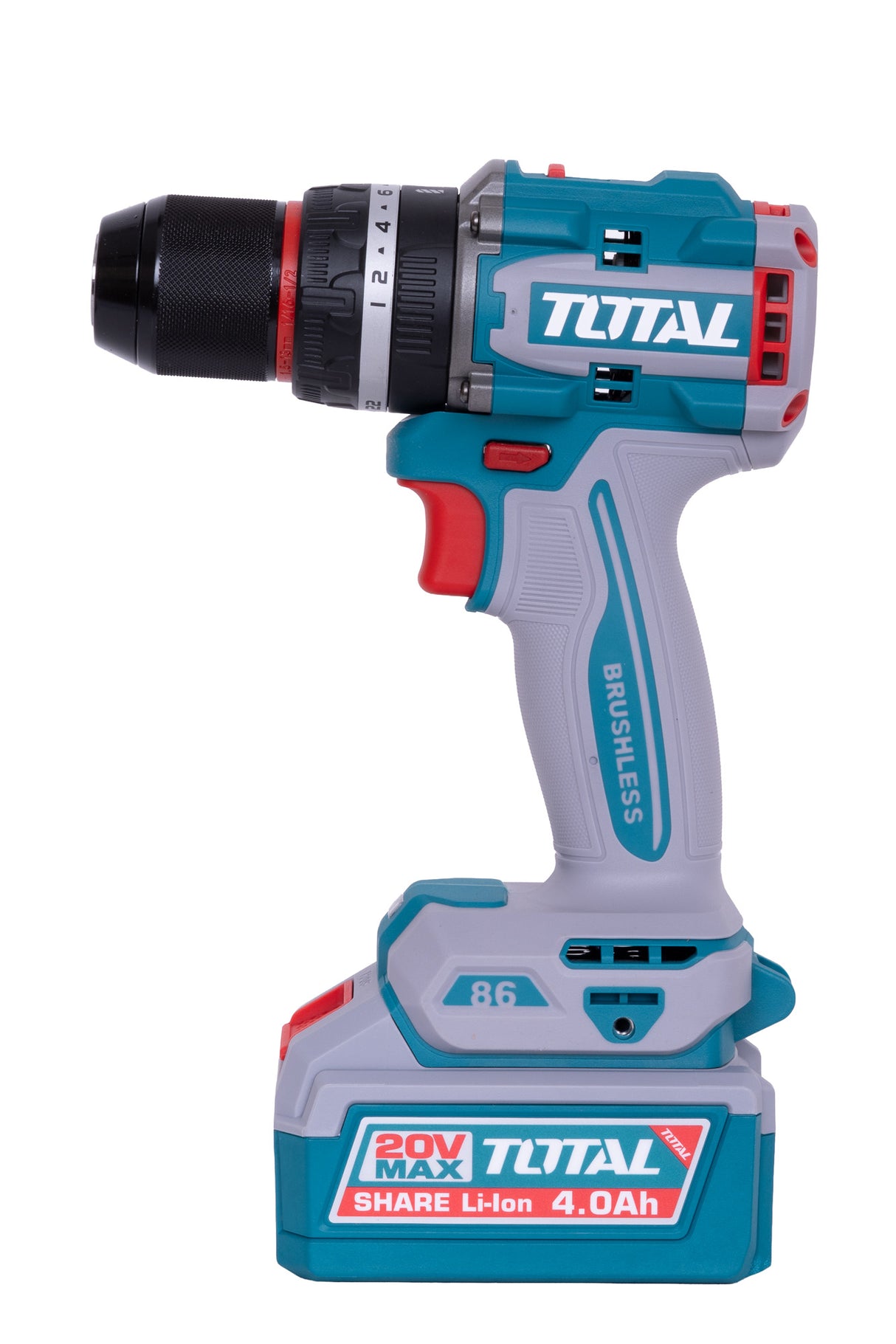 Kit combo TOTAL 20V cu Masina de gaurit cu percutie, Masina de insurubat cu impact si Suflanta, 4, atomico.ro