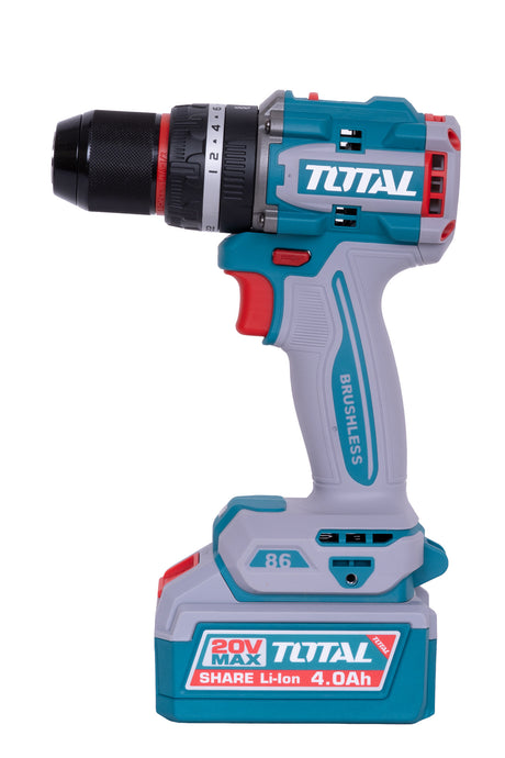 Pistoale de impact, Kit combo TOTAL 20V cu Masina de gaurit cu percutie, Masina de insurubat cu impact si Suflanta, 4, atomico.ro