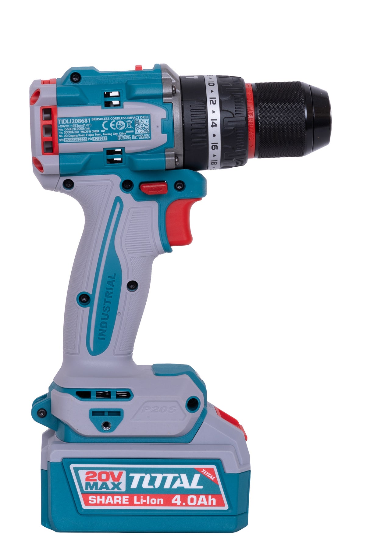 Kit combo TOTAL 20V cu Masina de gaurit cu percutie, Masina de insurubat cu impact si Suflanta, 6, atomico.ro