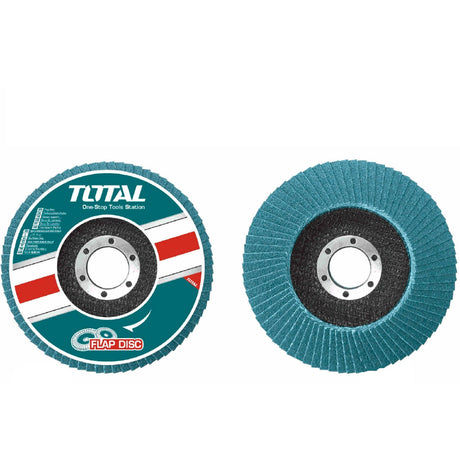 Accesorii scule electrice TOTAL, Disc abraziv cu zirconiu Total 115mmX22mm P80, 1, atomico.ro