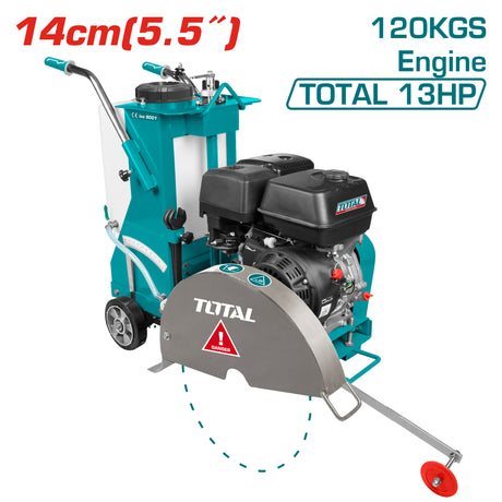 Taietoare beton si asfalt, Masina de debitat beton/asfalt TOTAL - 13CP, 120kg, 3, atomico.ro