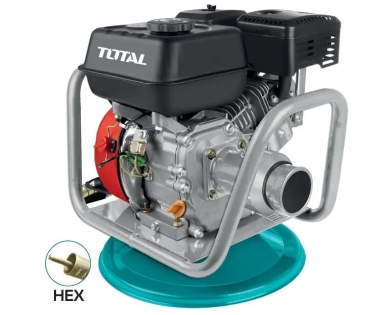 Vibrator de beton pe benzina TOTAL, 4800W, prindere HEX, 1, atomico.ro