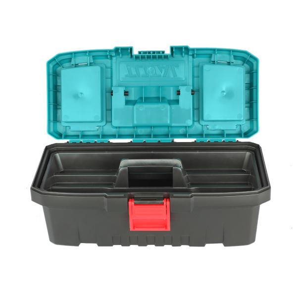 Cutie scule TOTAL 14", plastic PP, compartimente organizare, tava inclusa, 4, atomico.ro