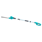 Trimmer pentru gard viu TOTAL 20V, lama 460 mm, extensibil 2.4 m, motor brushless, include acumulator si incarcator