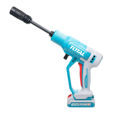 Aparate de spalat cu presiune, Aparat de spalat cu presiune TOTAL 20V – Portabil, 24.8 Bar, Autoabsorbtie, Li-Ion, atomico.ro