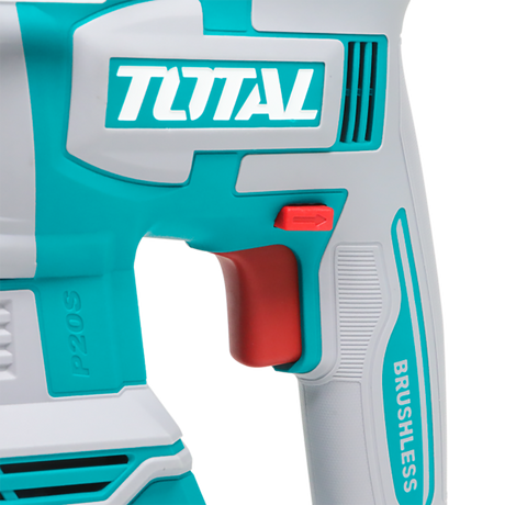 Ciocan Rotopercutor, Ciocan Rotopercutor TOTAL 20V, 2.5J, Brushless, SDS Plus – Inclus 2 Acumulatori 4.0Ah + Incarcator, 6, atomico.ro