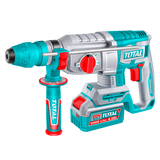 Ciocan rotopercutor TOTAL 20V brushless, 2.5J, SDS Plus, cu 2 acumulatori, incarcator si accesorii