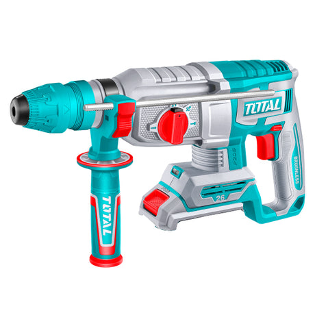 Ciocan Rotopercutor, Ciocan rotopercutor TOTAL 20V, 2.5J, SDS Plus, 26 mm beton, motor fara perii, fara acumulator, 1, atomico.ro