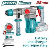 TOTAL - CIOCAN ROTOPERCUTOR LI-ION 20V NU INCLUDE ACUMULATOR