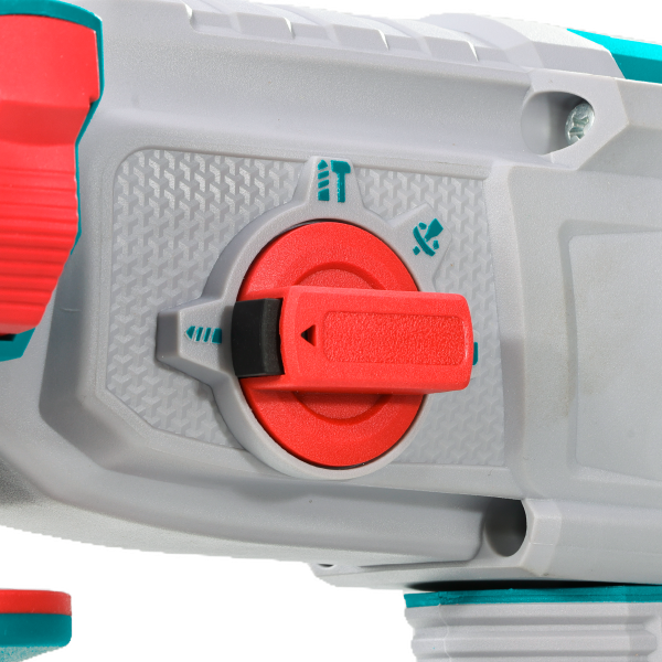 Ciocan rotopercutor pe acumulator Total, 20V, 2.5J, 5000bpm, 1100rpm, include 2 acumulatori 4 Ah si incarcator, 4, atomico.ro