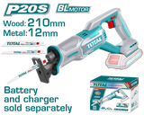 Fierastrau sabie TOTAL 20V Li-Ion, 2800 rpm (nu include bateria si incarcatorul)