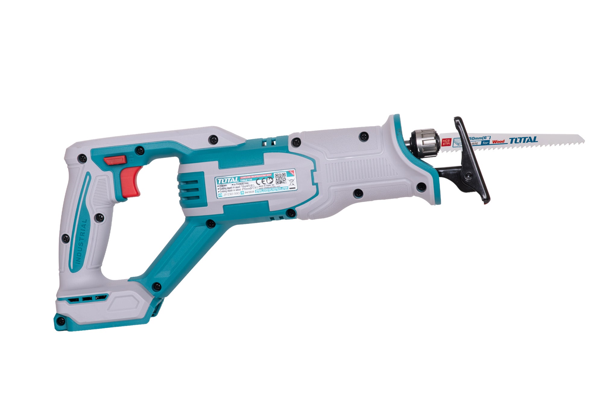 Fierastrau sabie TOTAL 20V Li-Ion, 2800 rpm (nu include bateria si