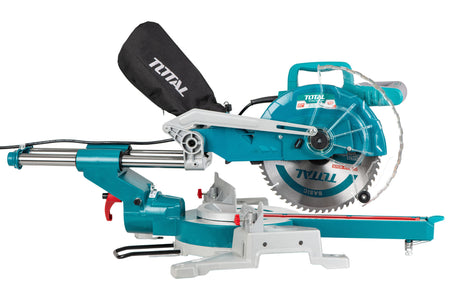 Fierastraie circulare multifunctionale, Fierastrau circular stationar TOTAL cu sanie de glisare, 1800W, 5500RPM, 255mm, 4, atomico.ro