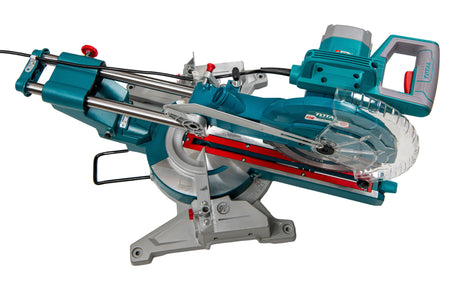 Fierastraie circulare multifunctionale, Fierastrau circular stationar TOTAL cu sanie de glisare, 1800W, 5500RPM, 255mm, 5, atomico.ro