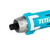 Surubelnita electrica TOTAL 8V Li-Ion – USB-C, maner reglabil, set 16 accesorii